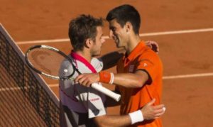 Standing between Novak Djokovic and a place in the history books is Andy Murray