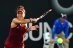 Heather WatsonÈs bid to win the Hobart International has been halted at the semi-final stage