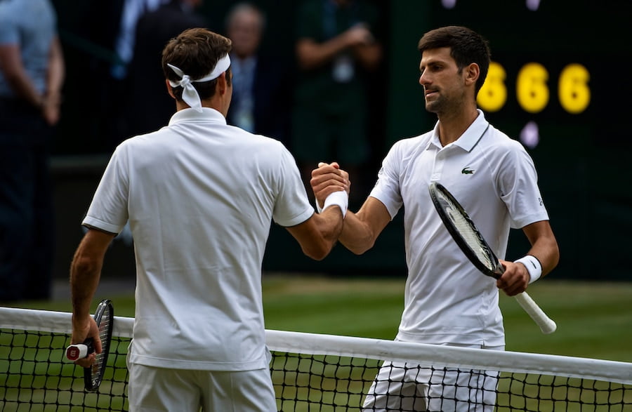 Novak Djokovic Roger Federer Wimbledon 2019 watch ATP tennis on TV in 2020 Novak Djokovic Roger Federer Wimbledon 2019 watch ATP tennis on TV in 2020