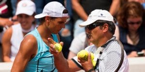 Rafa Nadal practise