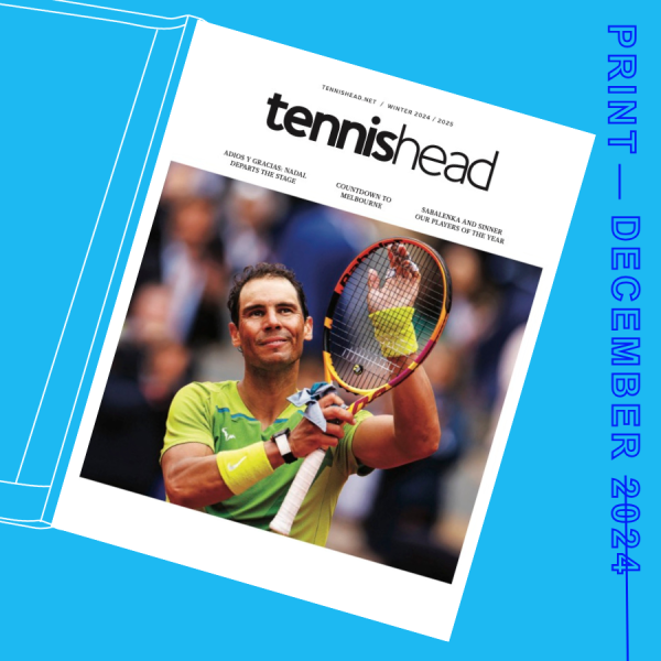 Tennishead magazine December 2024